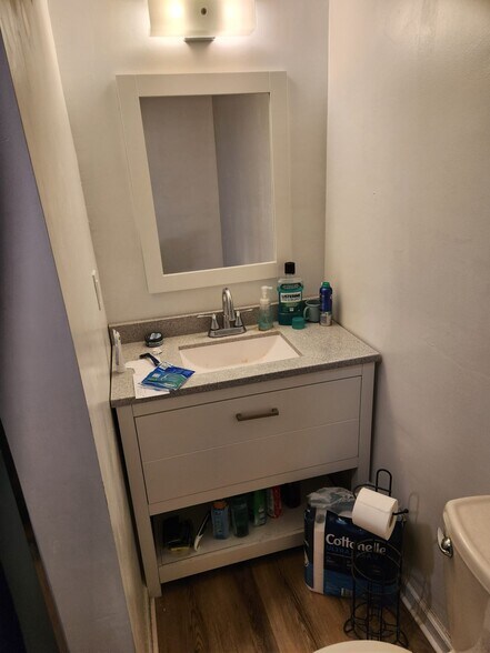 View of vanity inside bathroom - 2116 Thaler Ave