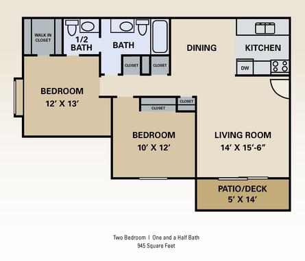 2 Bed 1.5 Bath - Villa Tierra