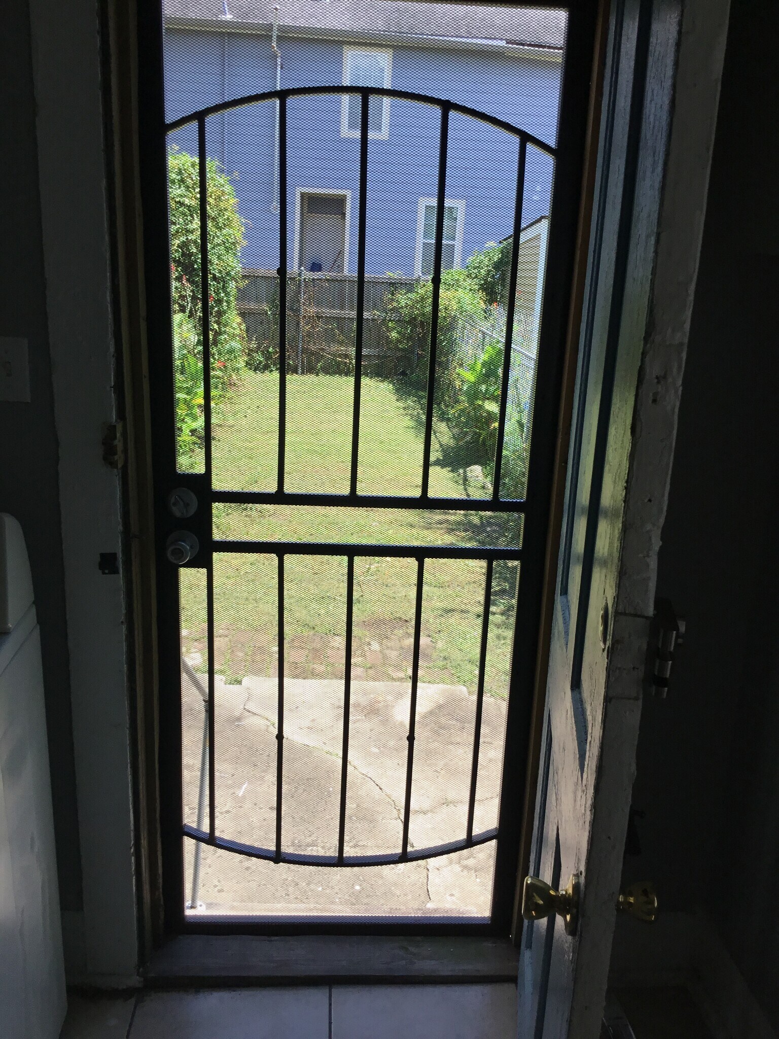 Rear Iron Door - 2439 Second St