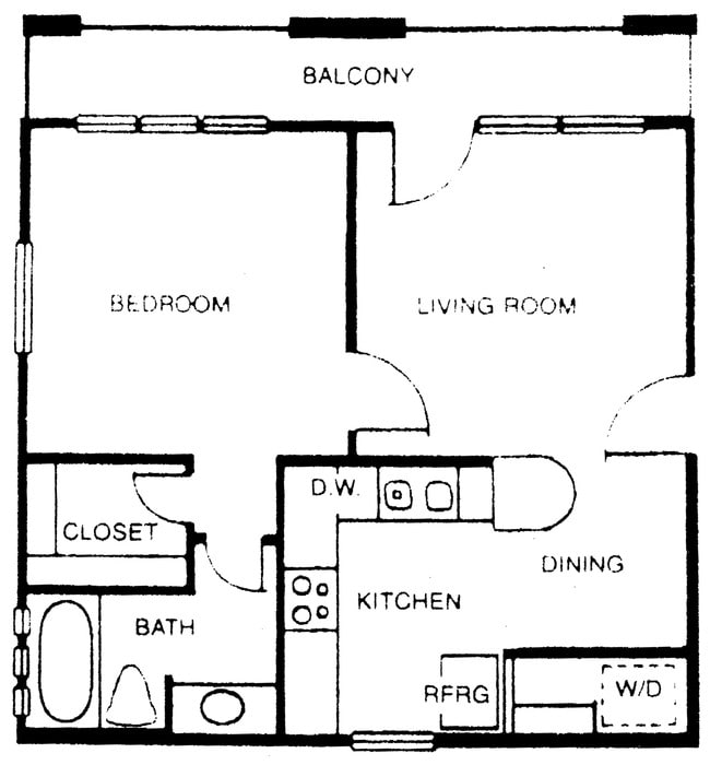 1BR/1BA - The Colonnade on Cole