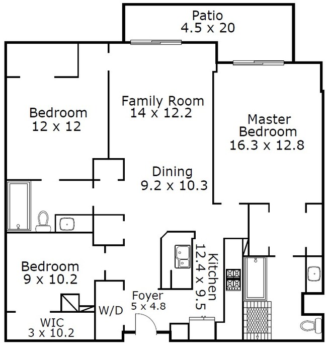 Floor Plan - 140 W Franklin St