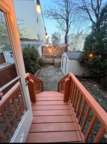 Backyard and shed - 218 Delaware Ave