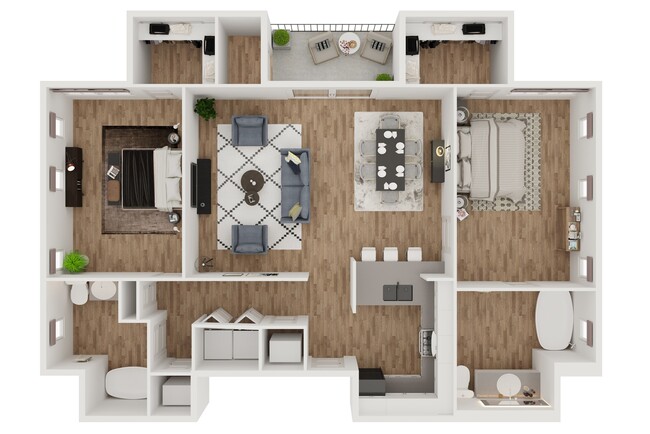 Floorplan - Montrachet Apartments