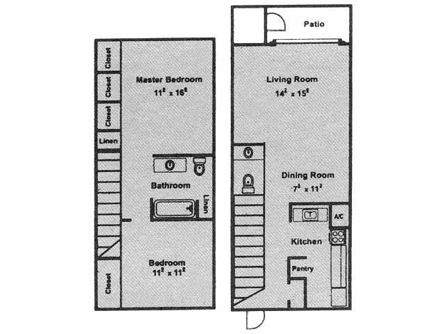 2BR/1.5BA - Pecan Valley  Golf Apartments