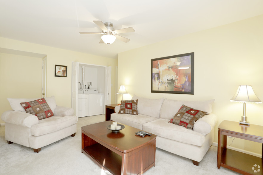 Hillside - Living Room - Woodcrest Apartment Homes