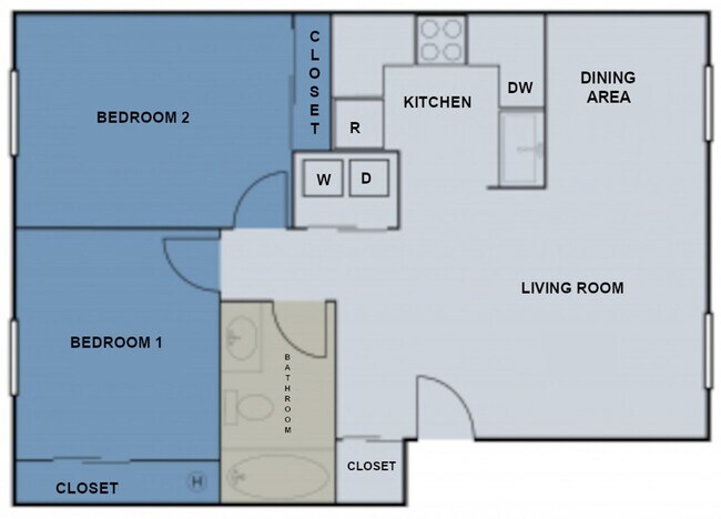 Building Photo - 2 Bedroom 1 Bath