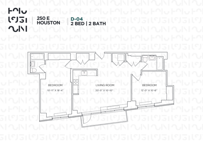 Floorplan - 250 E Houston