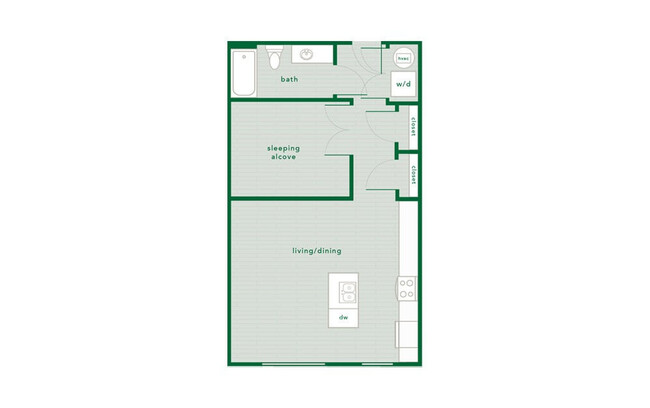 Floorplan - The Piedmont Raleigh