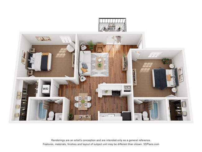 Floorplan - The Daphne Apartments