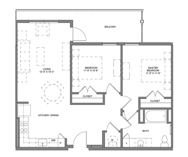 Floorplan - Northlake Senior (62+ Active Adult Living)