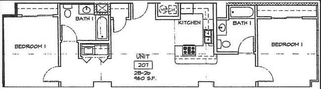 2BR/2BA - Frisco Station Lofts