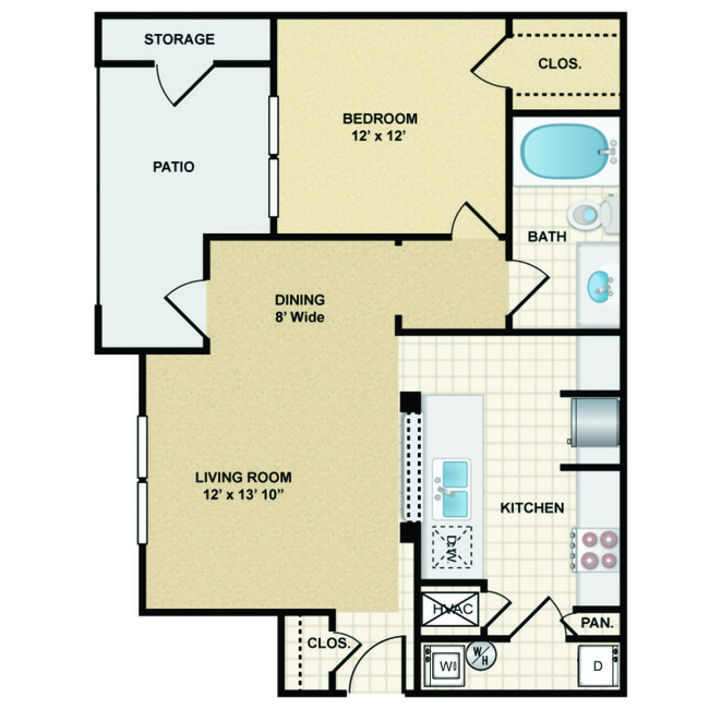 Floorplan - Stonepost Ranch Apartment Homes