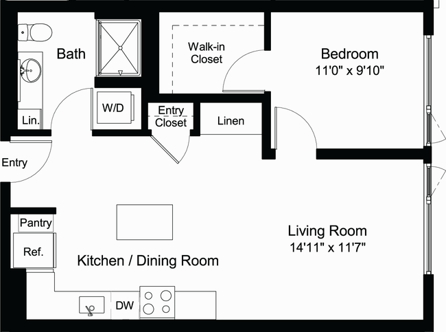 Floorplan - Chloe on Madison