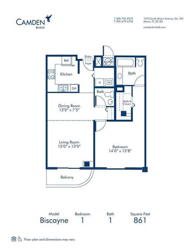 Floorplan - Camden Brickell