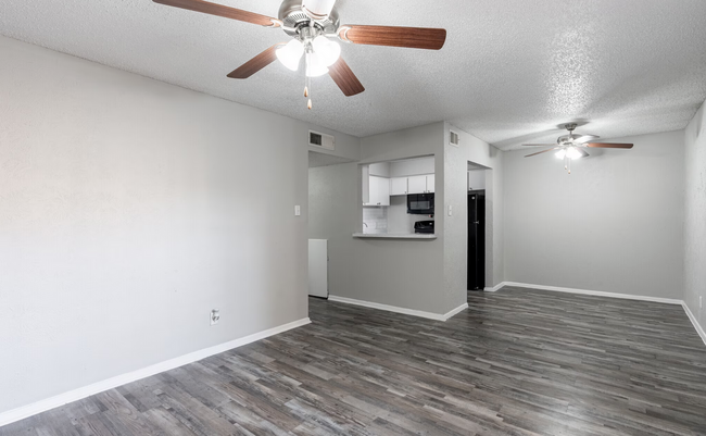 Living Room and Kitchen - Arbor Park Apartments