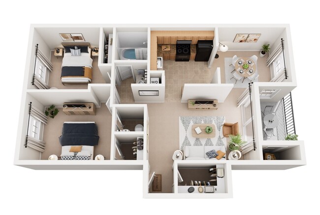 2 Bed 1.5 Bath - Woodlawn Village
