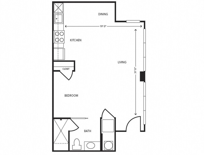 Floorplan - Pallas Townhomes and Apartments