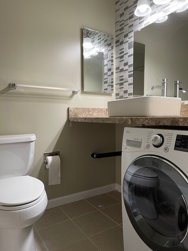 2nd bathroom with all in one washer/dryer - 3050 Los Prados St