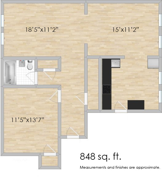 Floorplan - 8-12 Van Buren St. and 336-350 S. Austin B...