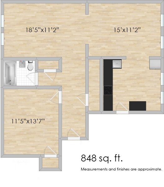 Floorplan - 8-12 Van Buren St. and 336-350 S. Austin Blvd.