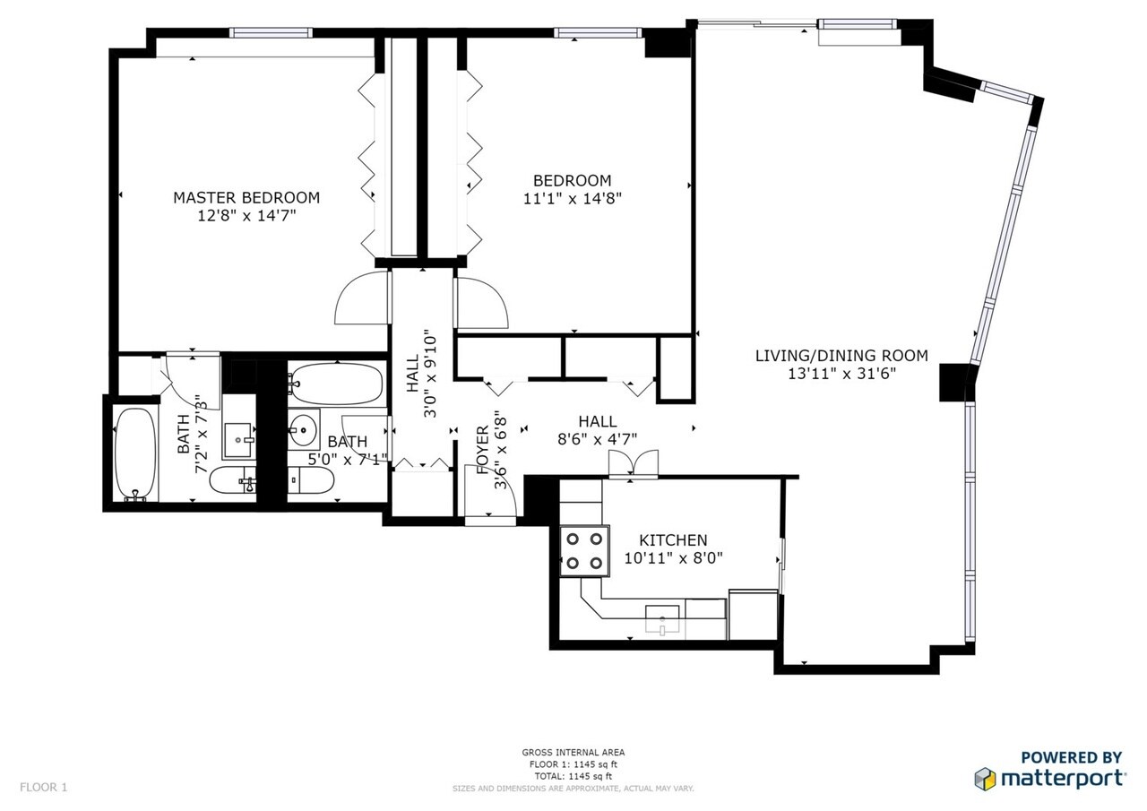 Floor plan - 5701 N Sheridan Rd