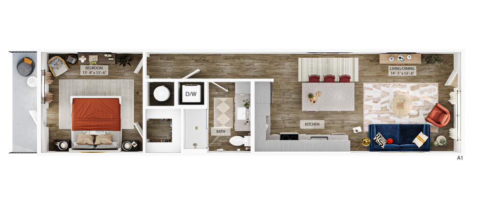 Interior Photo - Loyola Junction Phase I