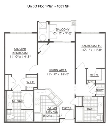 2BR/1.5BA - Blue Hill Commons