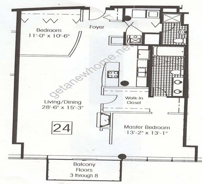 2BR/2BA - Metropolitan Place
