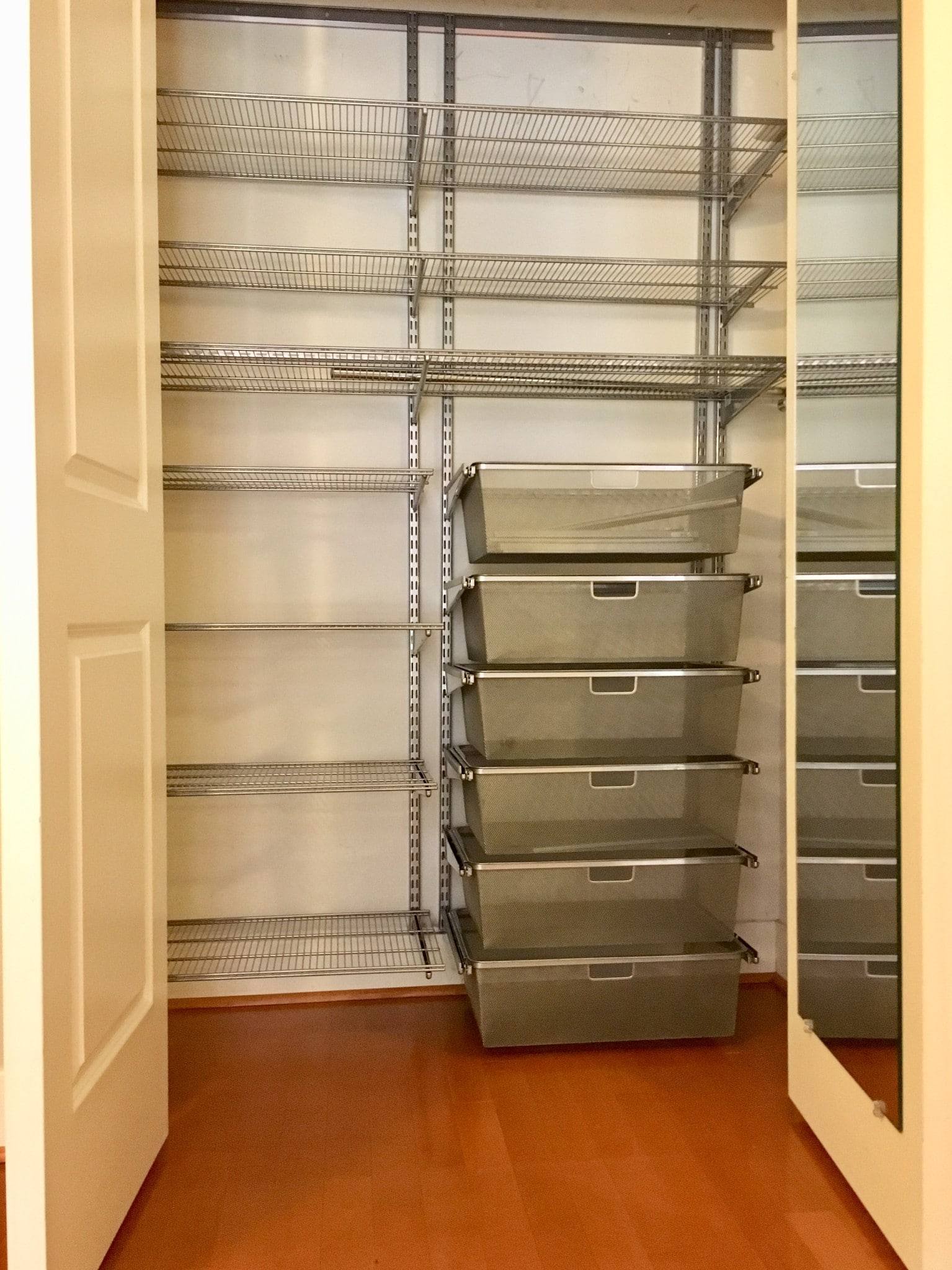 built-in storage and shelves in closets - 2125 14th St NW