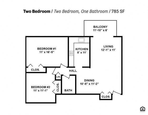 Floorplan - Edmondson Park Apartments