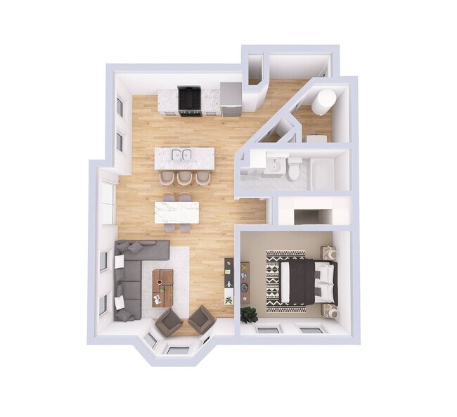 Floorplan - Monmouth Row Apartments