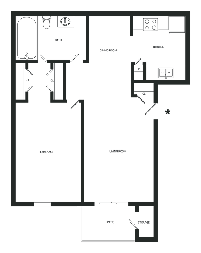 Floorplan - Stewart's Landing Apartments