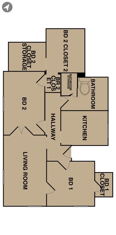 Floorplan - 612 N 43rd St