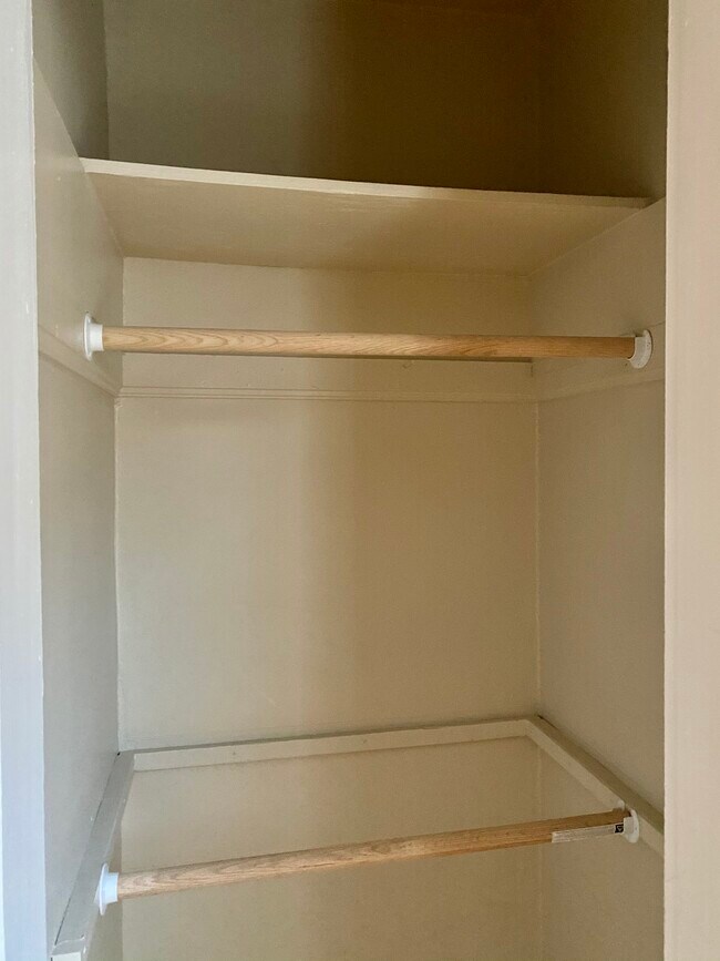 Closet storage - 209 N Brandywine Ave