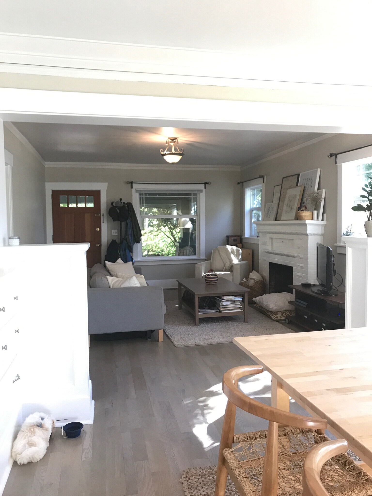 Living Room and Front Door - 906 W Howe St