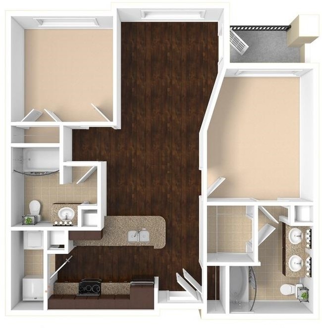 Floorplan - The View at Montecillo Apartments