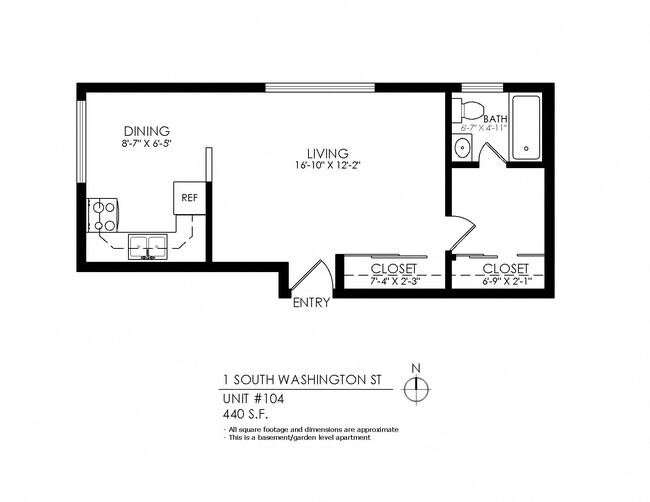 Floorplan - 1 South Washington