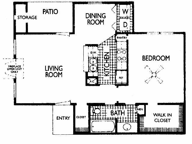 1BR/1BA - Hunters Creek Apartments