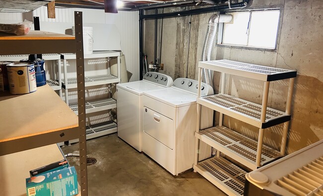 Basement laundry and storage - 3676 S Hillside Ln