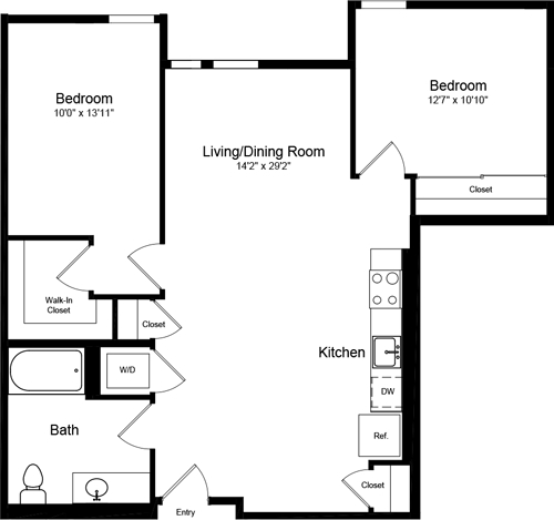 Floorplan - Potrero 1010