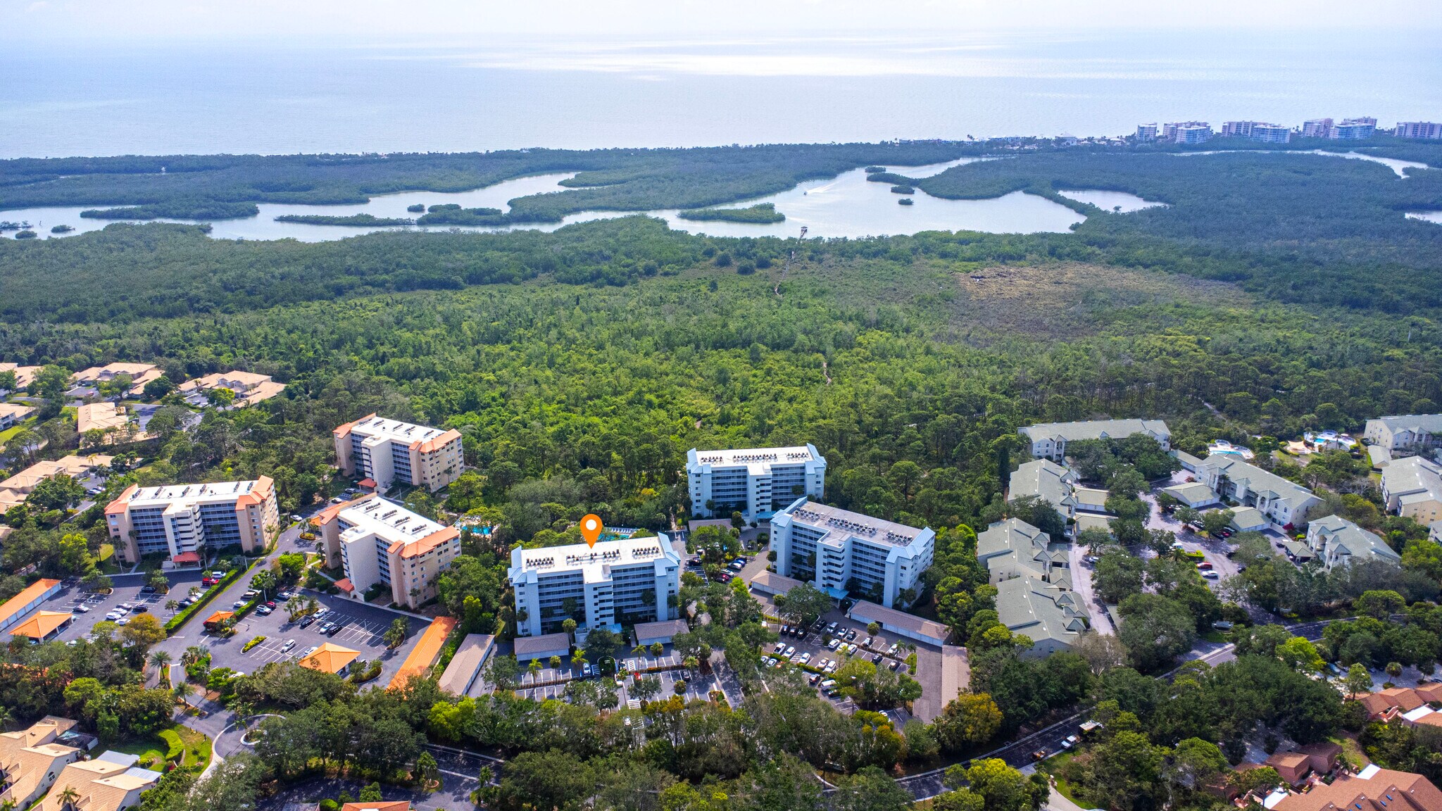 ARIEL VIEW OF GULF - 290 Naples Cove Dr