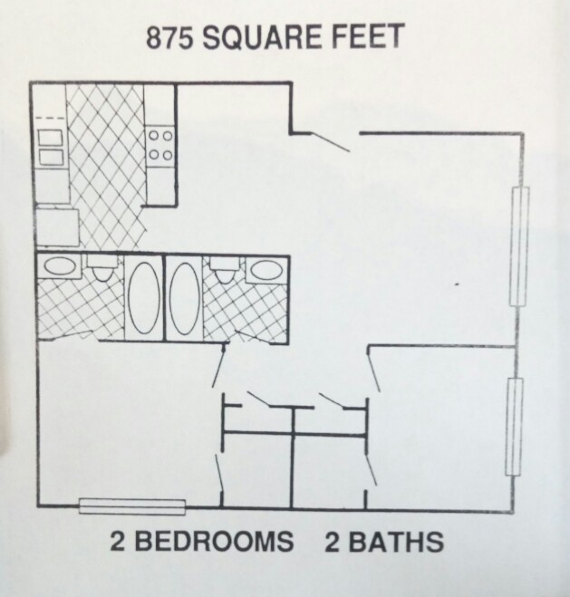 Floorplan - Bordeaux Apartments