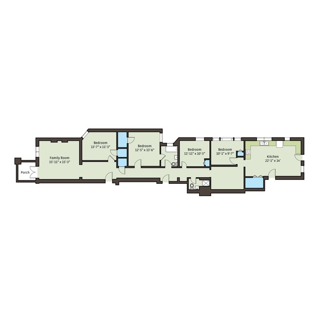 Floorplan - 5468-70 S. Hyde Park Boulevard