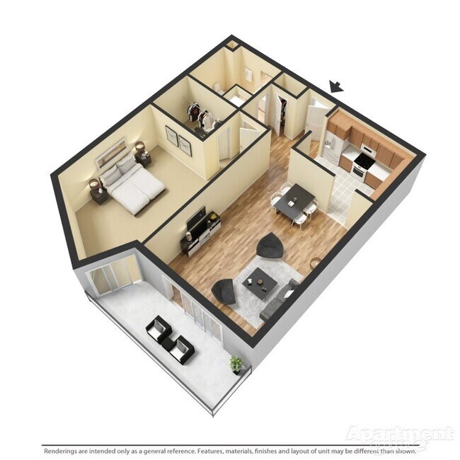 Floorplan - Northgate Addison Apartments