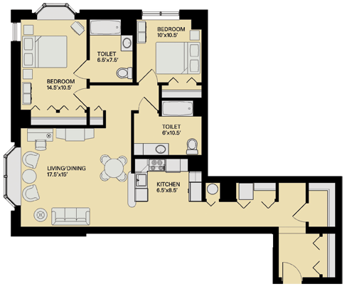 Floorplan - Marion Square