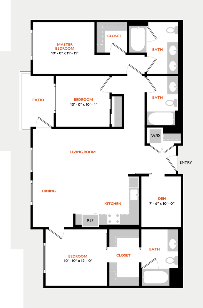 Floorplan - Hiro Apartments