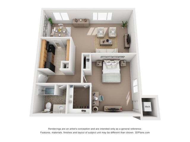 1 Bed 1 Bath - Sherwood Towers Apartments