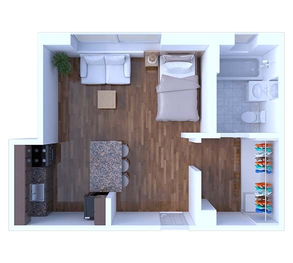 Floorplan - The Victorian Apartments