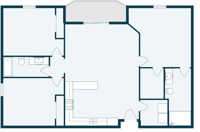 Floorplan - Diamond Bend Apartments