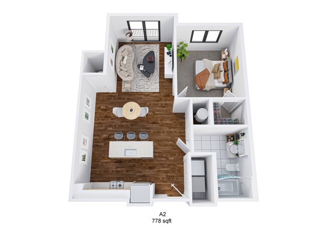 Floorplan - Waxpool Apartments